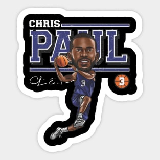 Chris Paul Golden State Cartoon Sticker